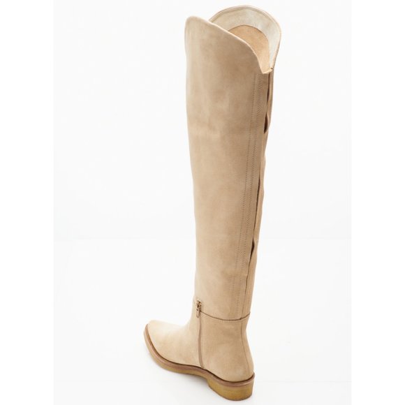 NWT Free People Banks Over The Knee Boot / Sand - Picture 2 of 7
